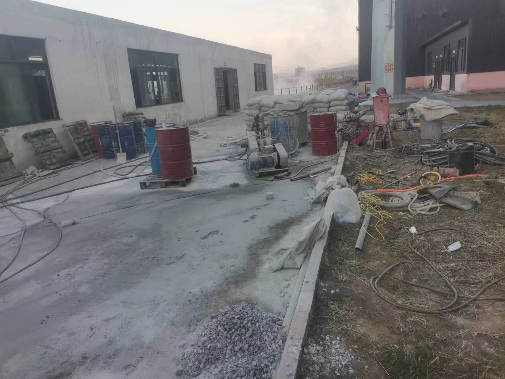 翁牛特厂房地基沉降注浆