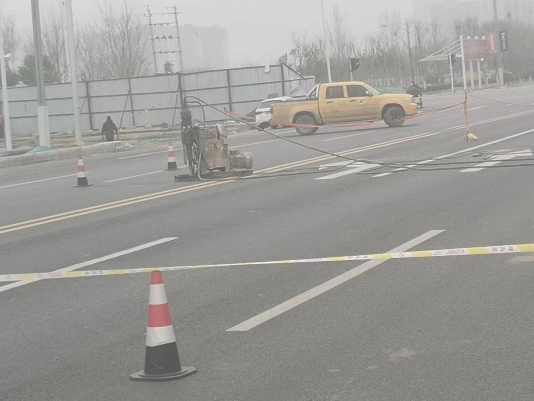 翁牛特公路路基沉陷注浆